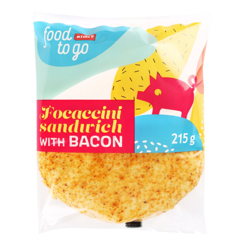 Focaccini Rimi peekoniga 215g