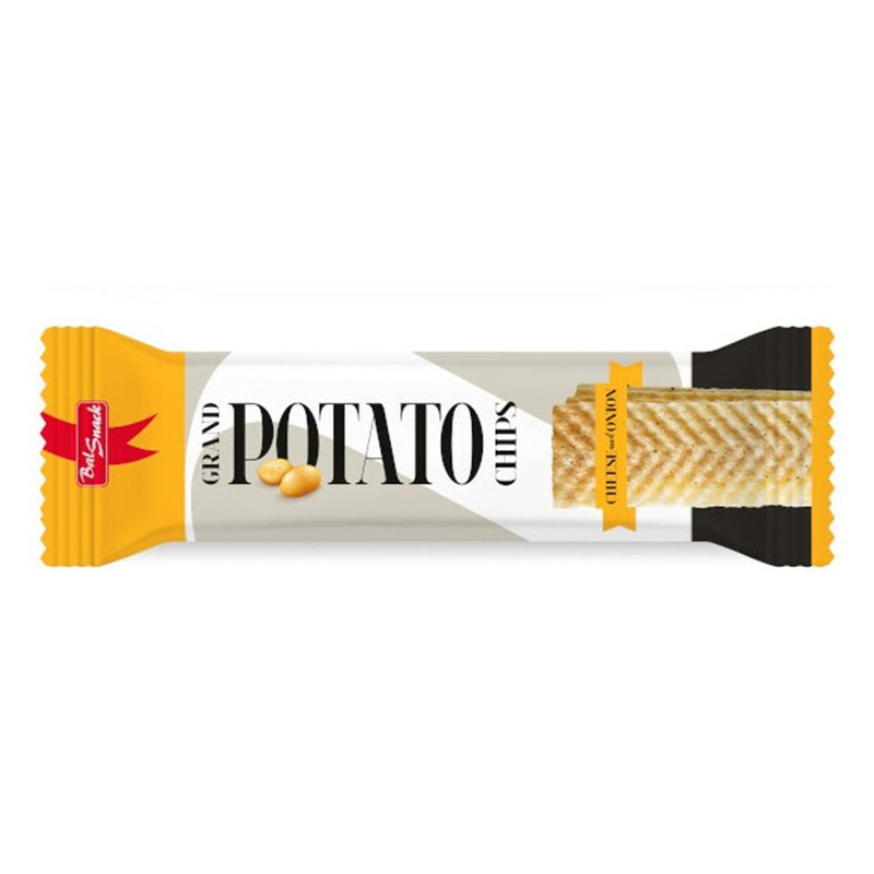 Grand Chips Kartulivahvel Juustu- ja sibulamaitseline 90g Balsnack