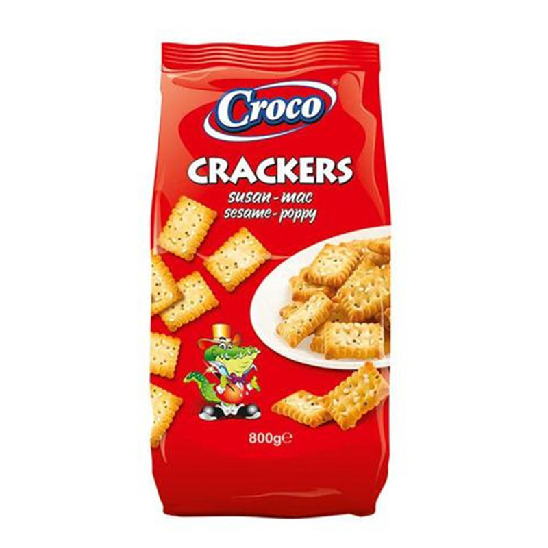 CROCO Soolakreekerid MIX seesami- ja mooniseemnetega 800g