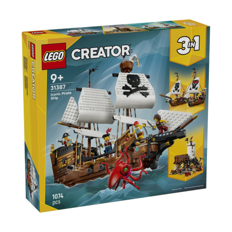 Konstruktor Lego Ikooniline Piraadilaev 31387