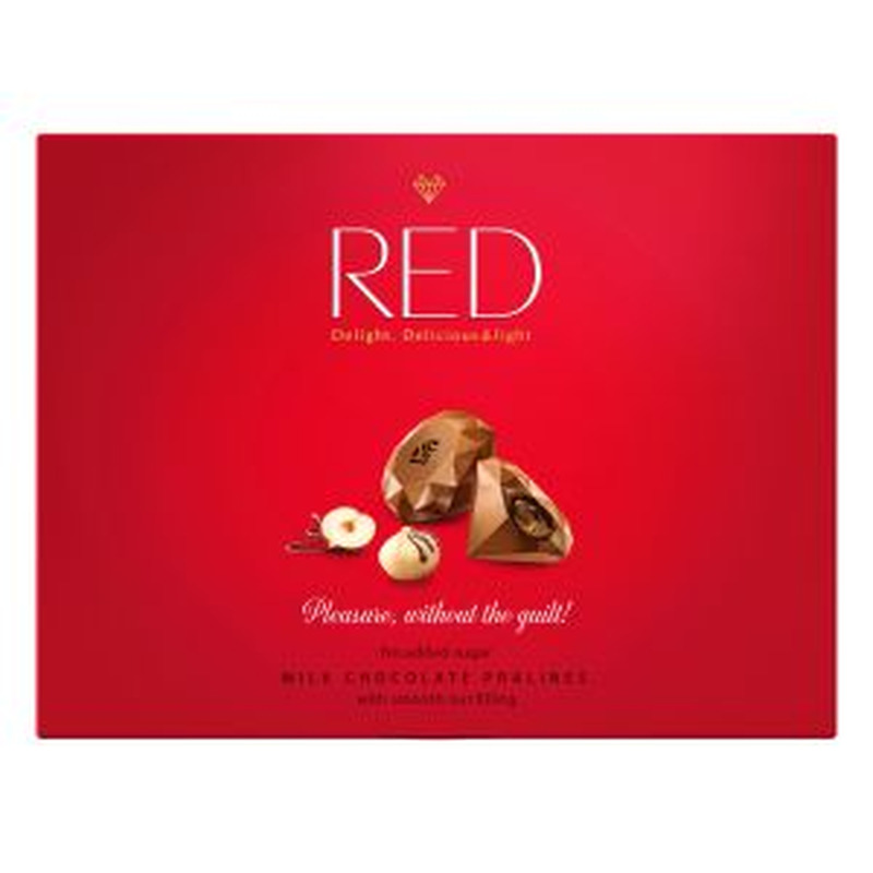 Red K.karp 132g piimašokolaadi pralineed pähklitäidisega