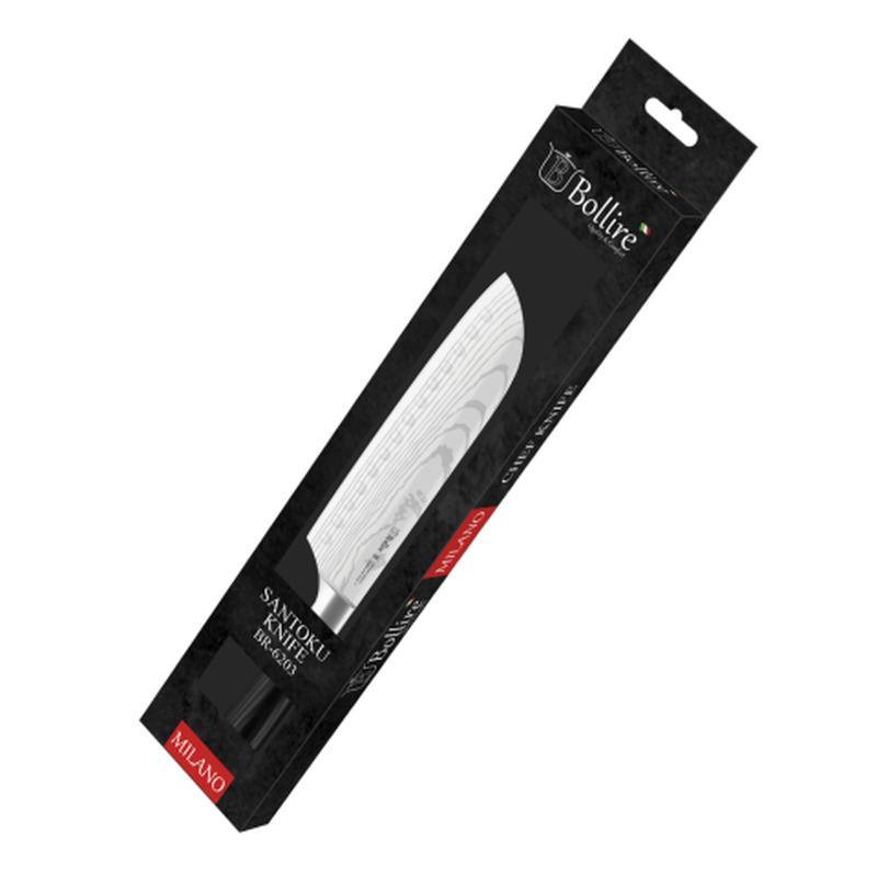 Santoku nuga Bollire roostevabast terasest, 18cm, 2.5mm paksus BR-6203