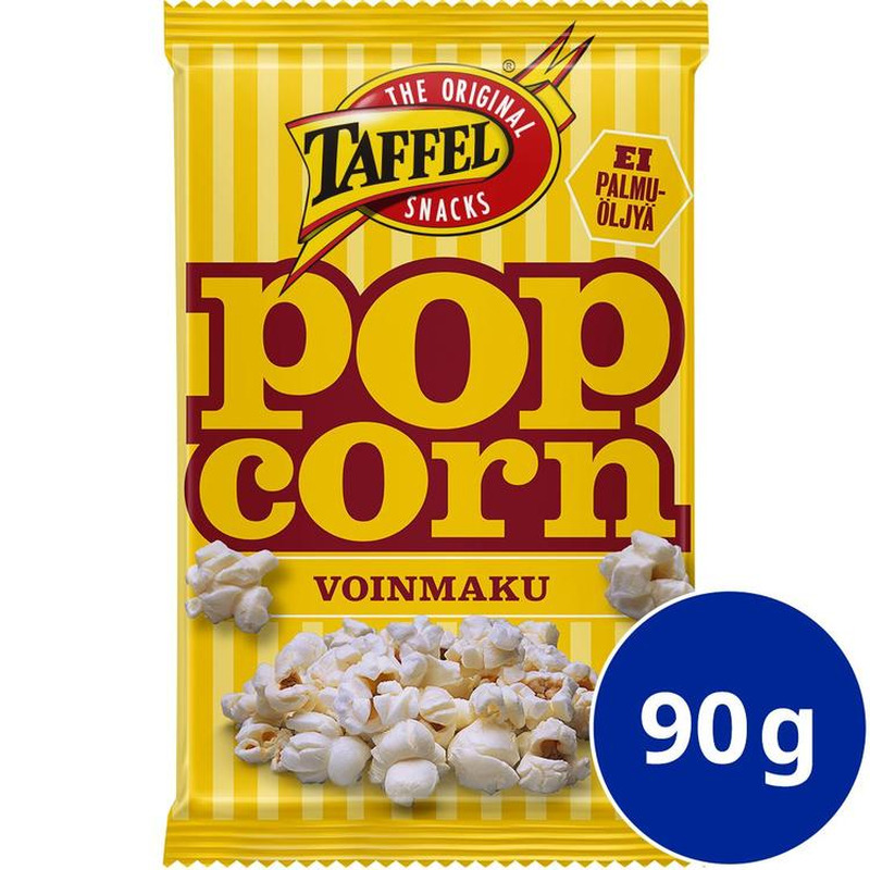Taffel võimaitseline mikrolaineahjupopkorn 90g
