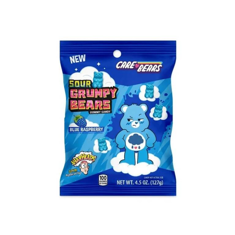 Kummikommid hapud, Warheads Sour Grumpy Bears, 127g