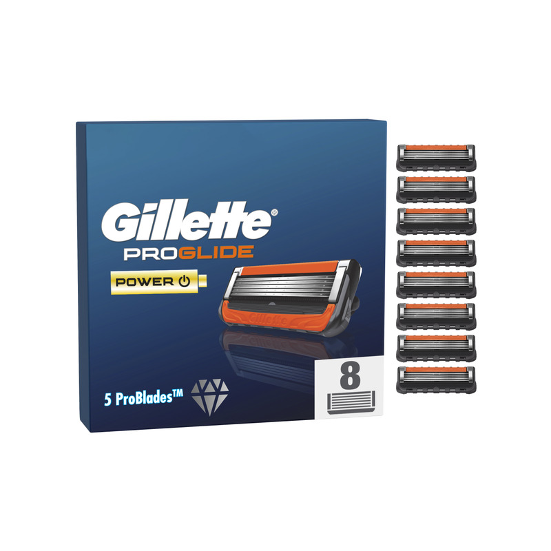 Gillette Proglide Power Varuterad Meestele, 8 Vahetustera