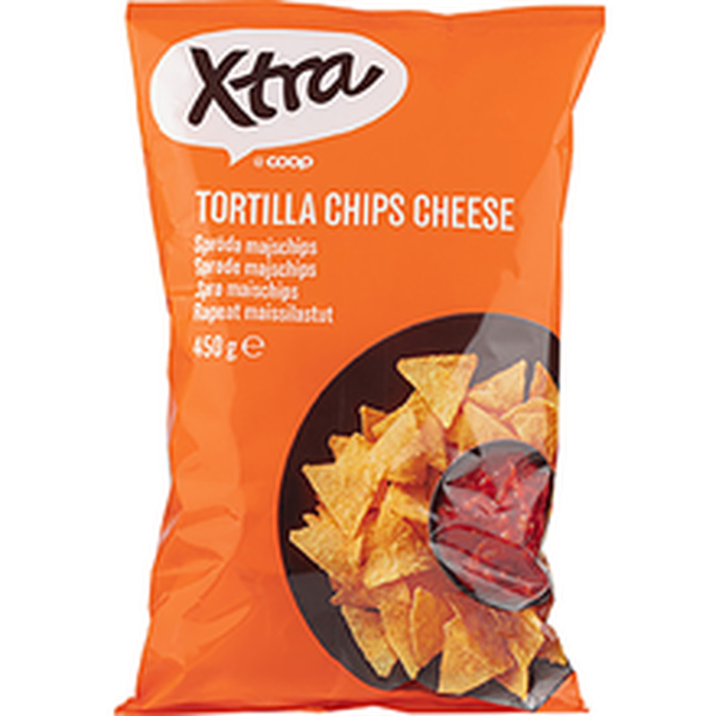 Tortilla chipsid juustumaits. 450g