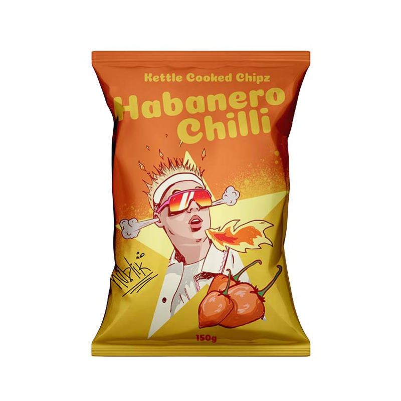 Habanero Tšilli maitselised kartulikrõpsud, NUBLU, 150 g
