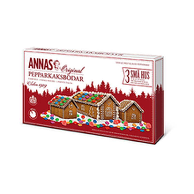 Annas väikesed piparkoogimajad 3tk, detailid 250g