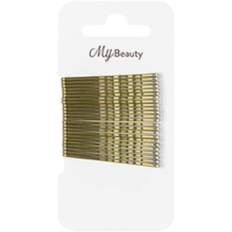 Juukseklamber kuldne 48 mm 24 tk