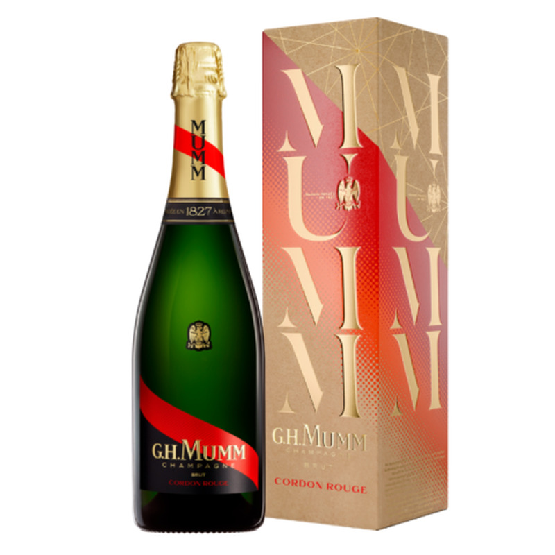 Kaitstud päritolunimetusega kvaliteetvahuvein Mumm Cordon Rouge Brut 12,5%vol 0,75l