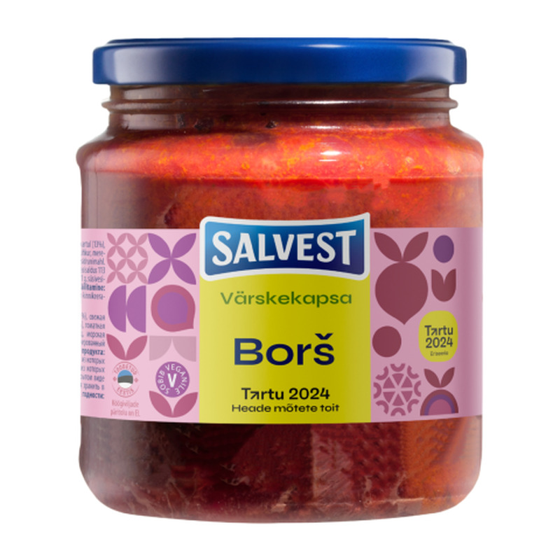 Värskekapsaborš lihata Salvest 530g