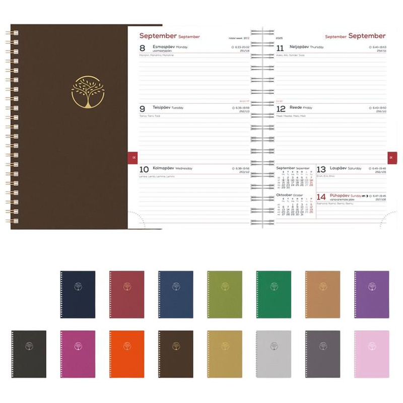 Koolimärkmik a6 spiral eco kartong uus!