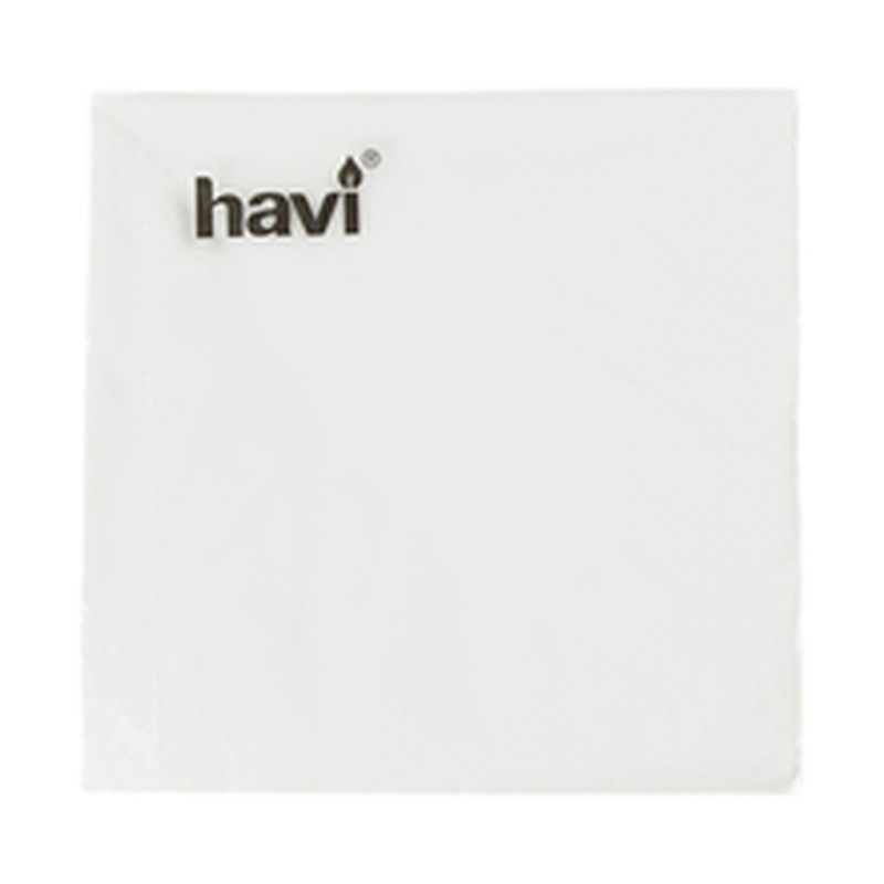 Salvrätik 33cm 50 tk, valge