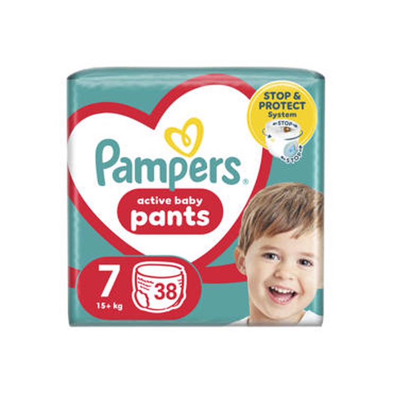 Püksmähkmed PAMPERS S7 17 + kg 38tk
