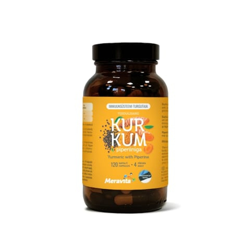Kurkum piperiiniga Meravita 120kapslit