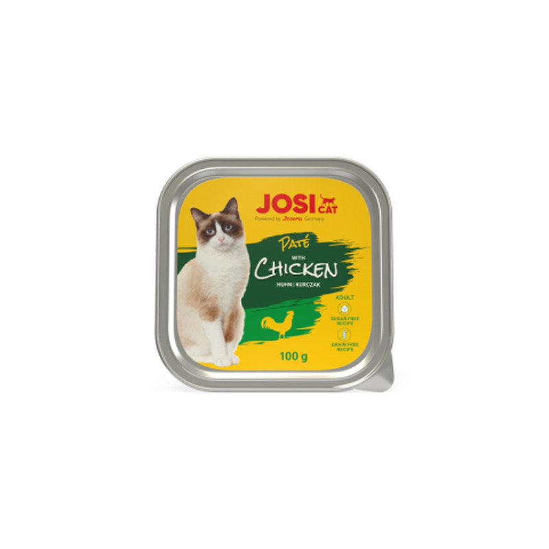 Pasteet kassidele JosiCat Kanaliha 100g