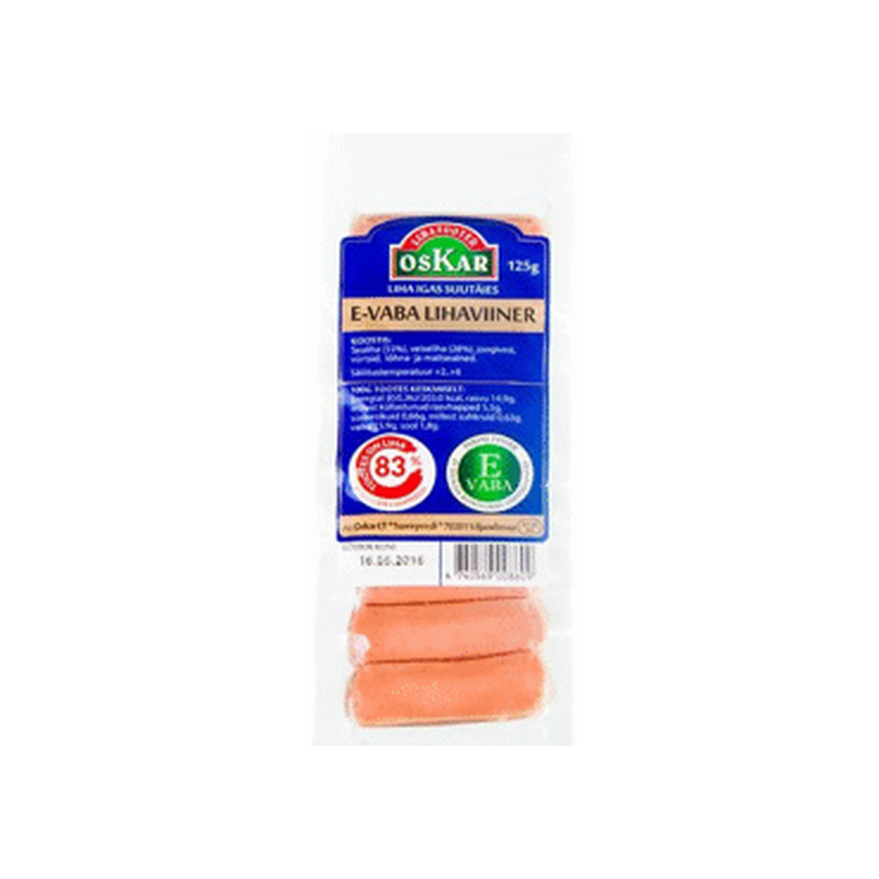 E-vaba lihaviiner OSKAR, 125g