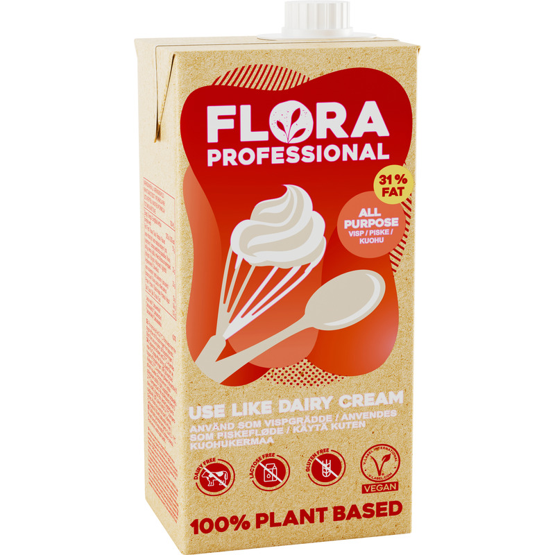 FLORA Professional taimne köögikreem vahustamiseks 31% 1l