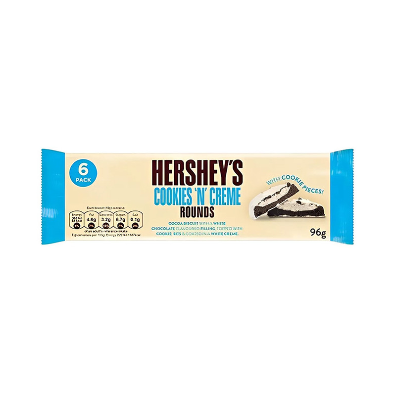 Küpsised HERSHEY’S Rounds (COOKIES ‘N’ CREME), 96g