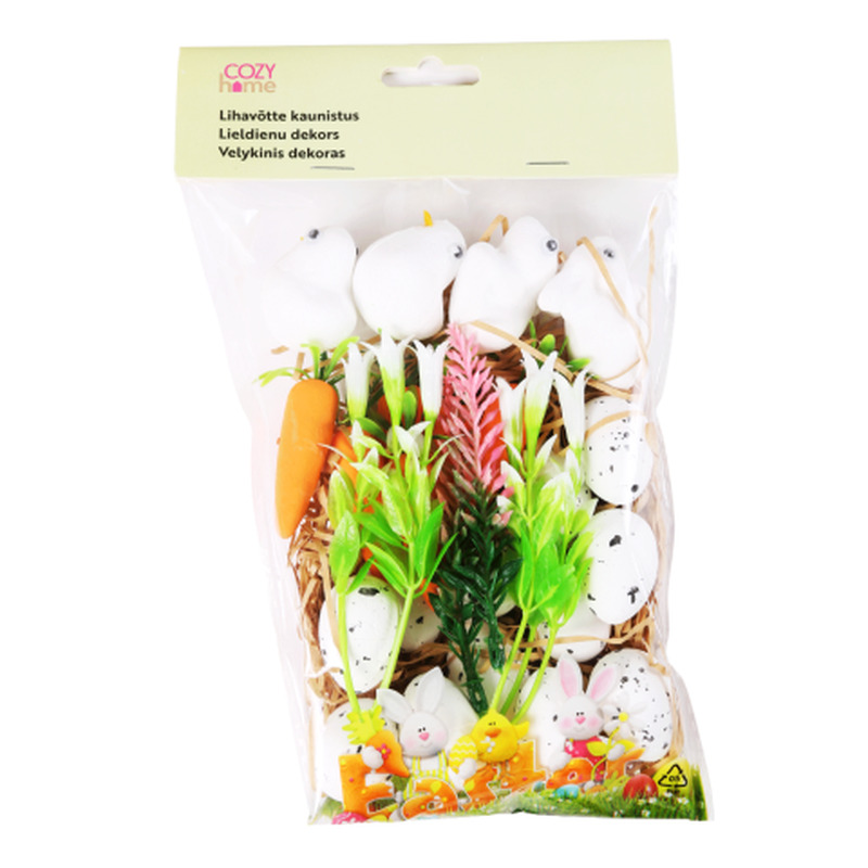 Lihavõttekaunistuste komplekt Cozy Home 26tk ES26