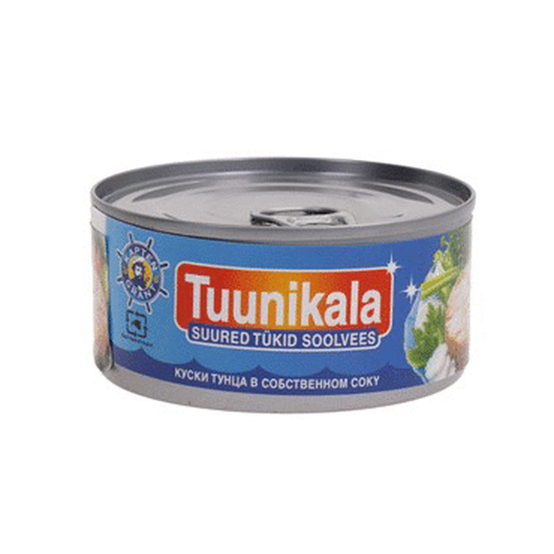 Tuunikalatükid vees KAPTEN GRANT,185g