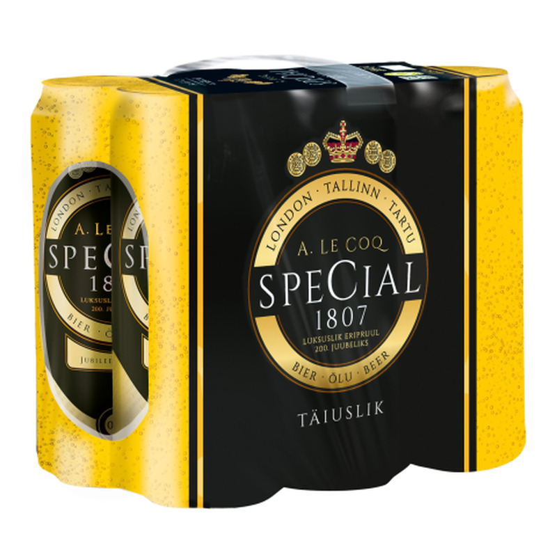 Õlu A. Le Coq Special 5,2%vol 0,5l 6-pakk