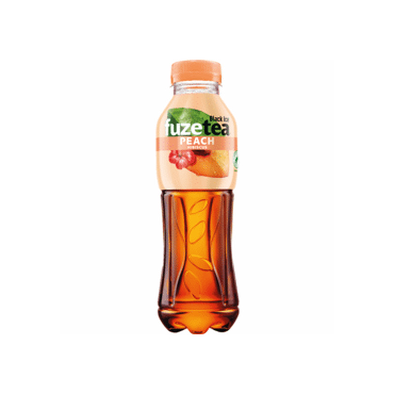 Must jäätee FUZETEA Virsiku Hibis.500ml