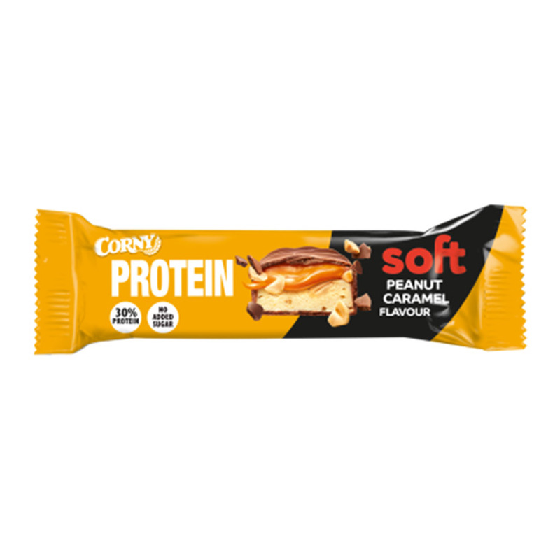 CORNY Protein Soft proteiinibatoon maapähkli-karamelli 45g