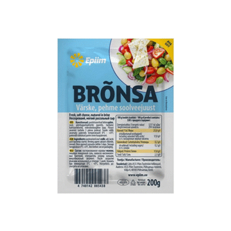 Brõnsa juust, E-PIIM, 200g