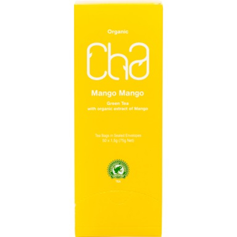 CHA Roheline tee Mango Mango 50x1,5g (ümbrikus)