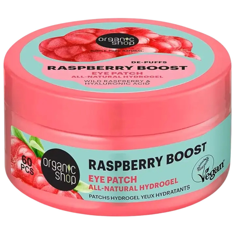 Silmapadjad Raspberry Boost De-puffs, ORGANIC SHOP, 60tk