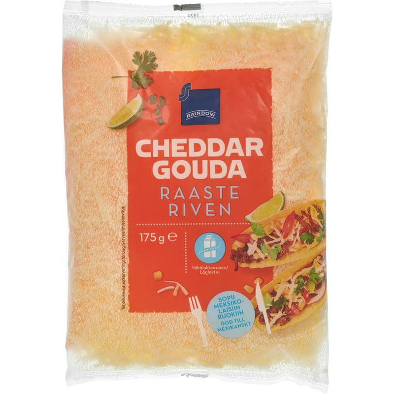 Cheddari-gouda riivjuust, 175 g