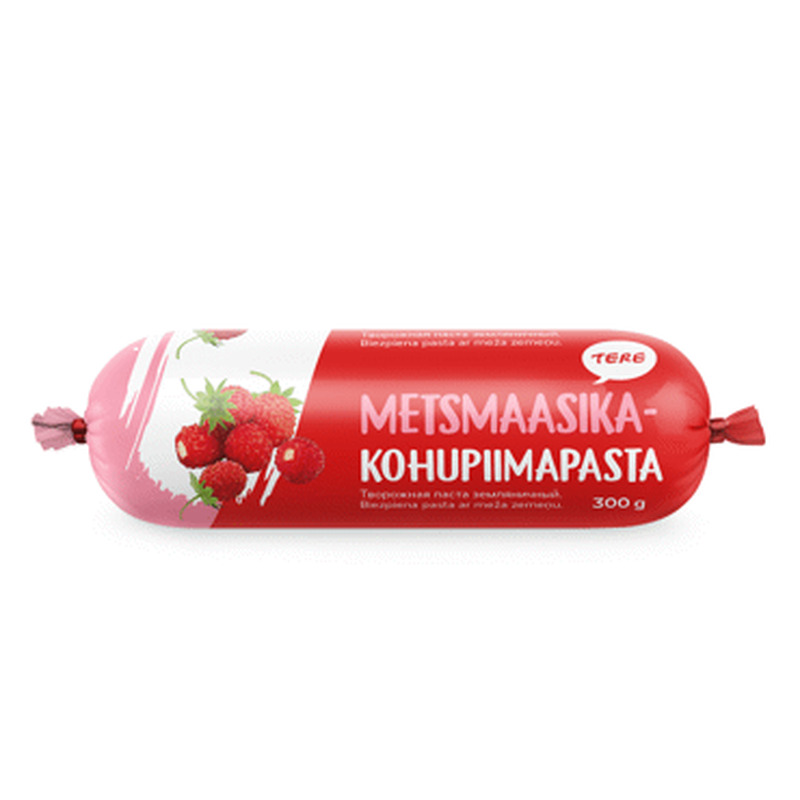 Kohupiimapasta TERE metsmaasika, 300g