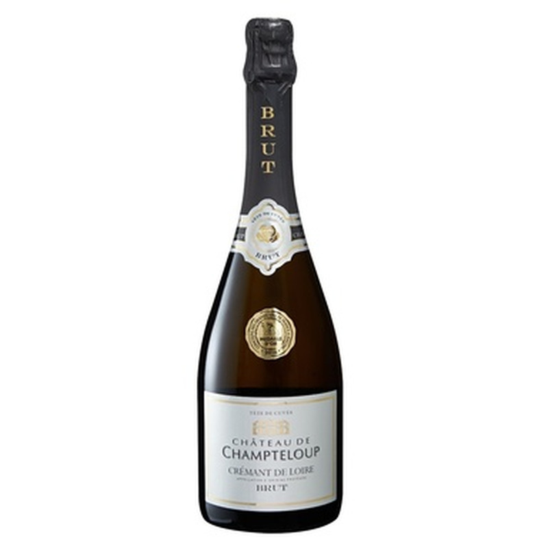 CHATEAU DE CHAMPTELOUP Cremant Brut 12,5% 75cl (valge, kuiv)