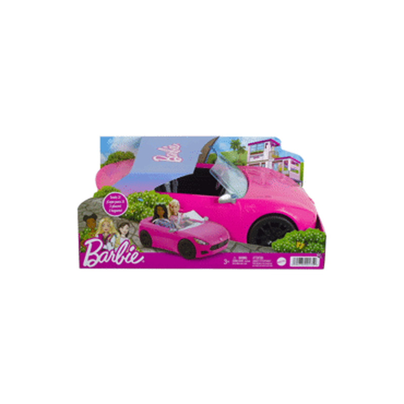 Roosa kabriolett BARBIE 2-kohaline