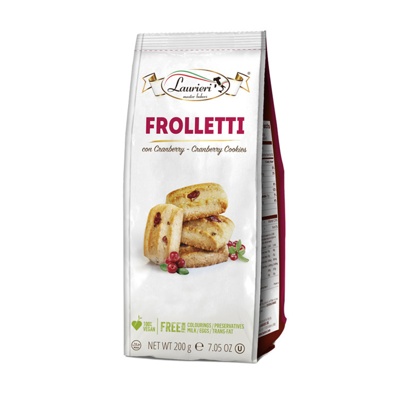 LAURIERI Frolletti jõhvikaküpsised 200g