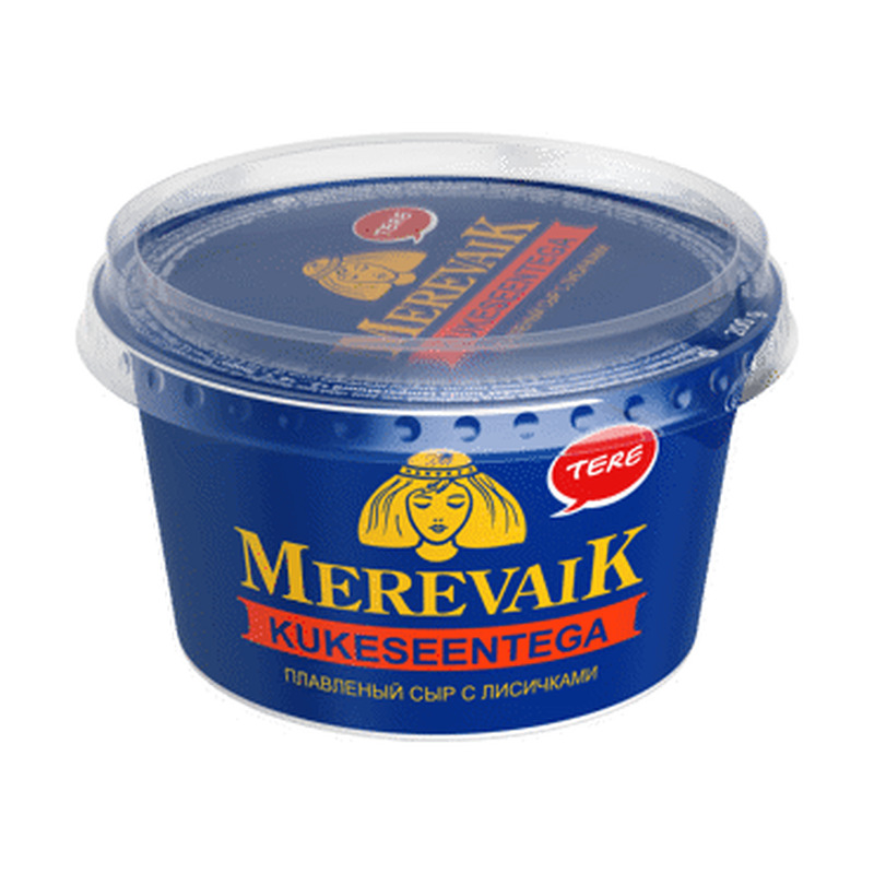 Sulatatud juust kukeseen. MEREVAIK 200g