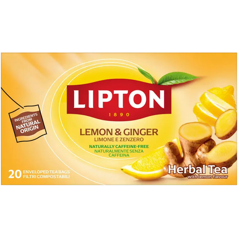 Lipton sidruni&ingveri tee 20 tk