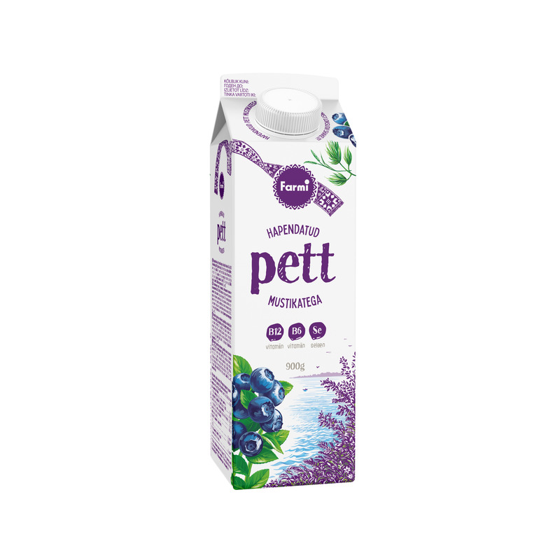 FARMI Hapendatud pett mustikatega 900g
