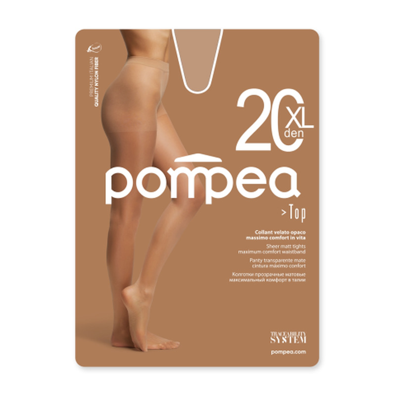 Naiste sukkpüksid Pompea Top 20 polvere dorata XL