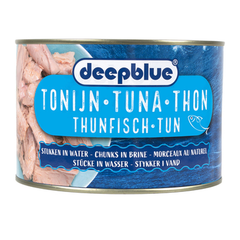 DEEPBLUE Tuunikalatükid soolvees 1,705kg (EO)