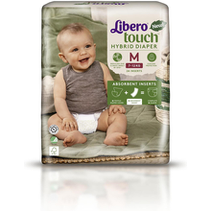 Libero Touch Hybrid korduvmähe sisupadjad 24 tk M suurus