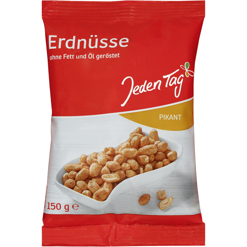 JEDEN TAG Röstitud maapähklid 150g (vürtsikad)