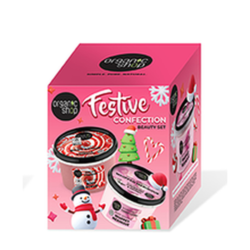 Kinkekomplekt Festive Confection Beauty Set, ORGANIC SHOP, 1 kmpl