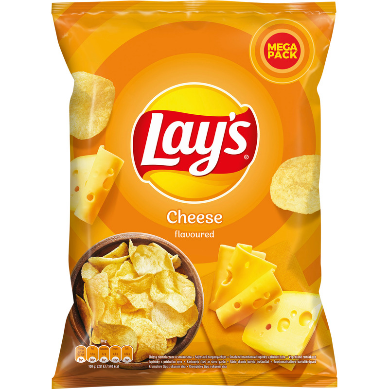LAY'S Kartulikrõpsud juustumaitselised 215g