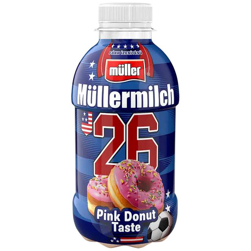 Müller roosa sõõriku maitselinepiimajook, 400 g
