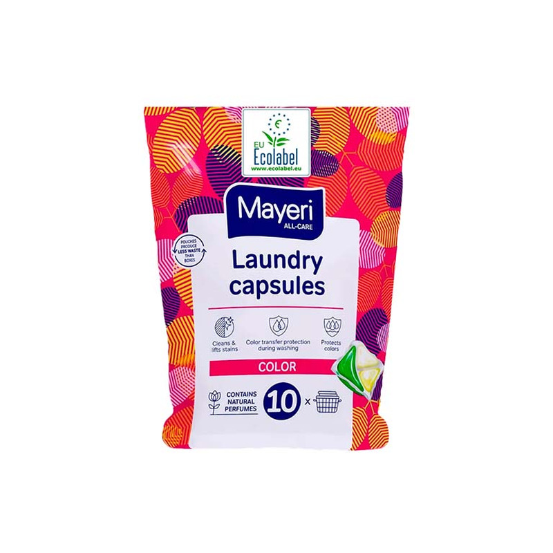 Pesugeelkapslid Color All-Care pouch, MAYERI, 10 tk