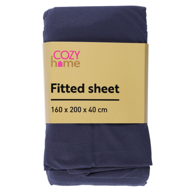 Kummiga voodilina Cozy home 160x200x40cm SS25