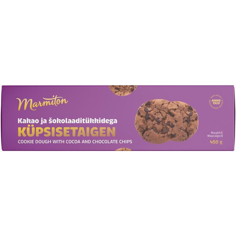 Marmiton Küpsisetaigen Kakao Ja Šokolaaditükkidega 450 G