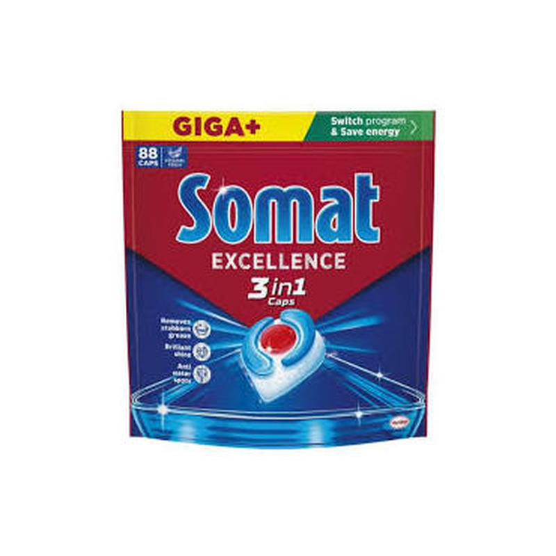 Kapslid SOMAT Excellence 3in1 88tk